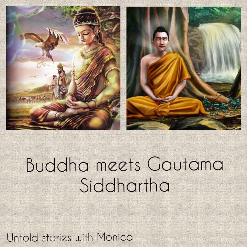 BUDDHA MEETS GAUTAM SIDDHARTHA