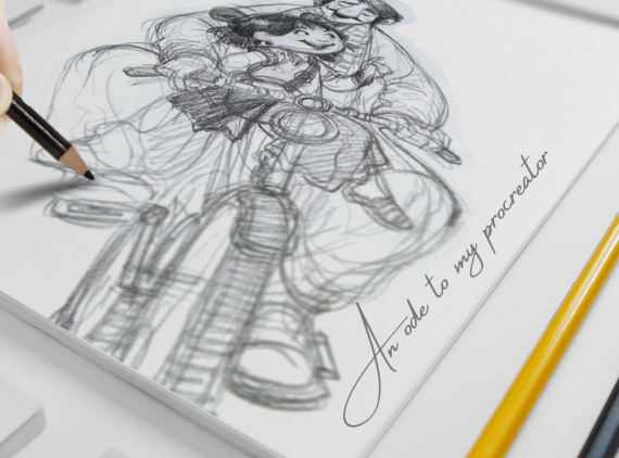 AN ODE TO MY PROCREATOR.