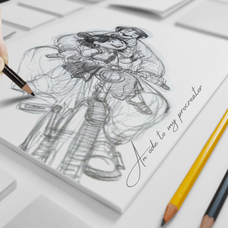 AN ODE TO MY PROCREATOR.